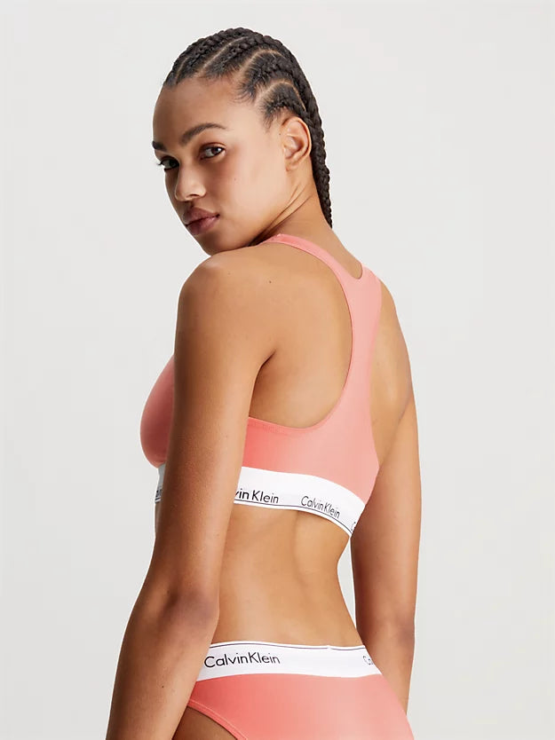 Top algodón transpirable sin aros ni relleno Modern Cotton Calvin Klein