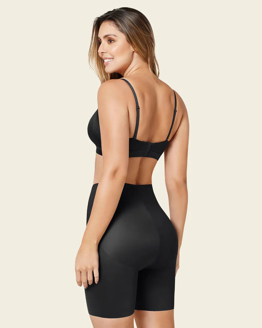 faja pantalón sin costuras negra leonisa