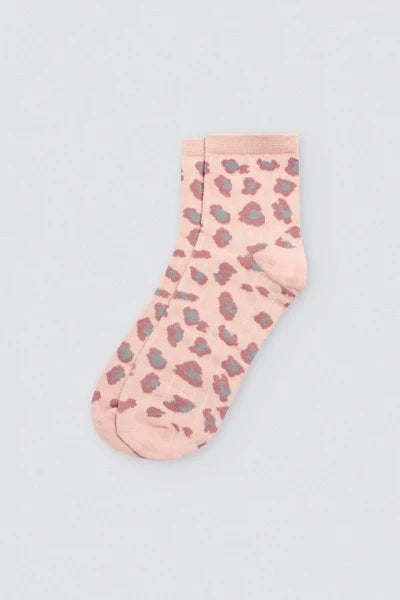 Pack 2 calcetines tobilleros estampado print animal-rayas YSABEL MORA