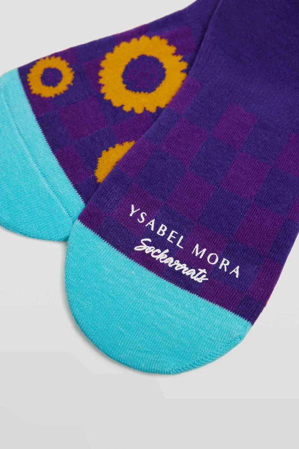 Pinky de pala alta algodón transpirable estampado colores surtidos YSABEL MORA