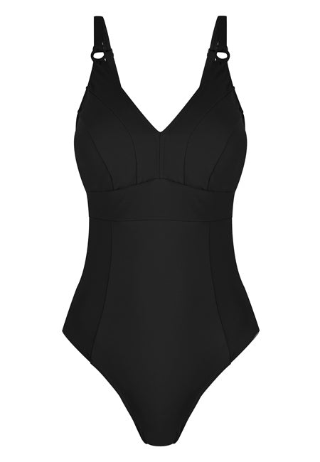 Bañador REDUCTOR línea SHAPE negro Dolores Cortés COPA C