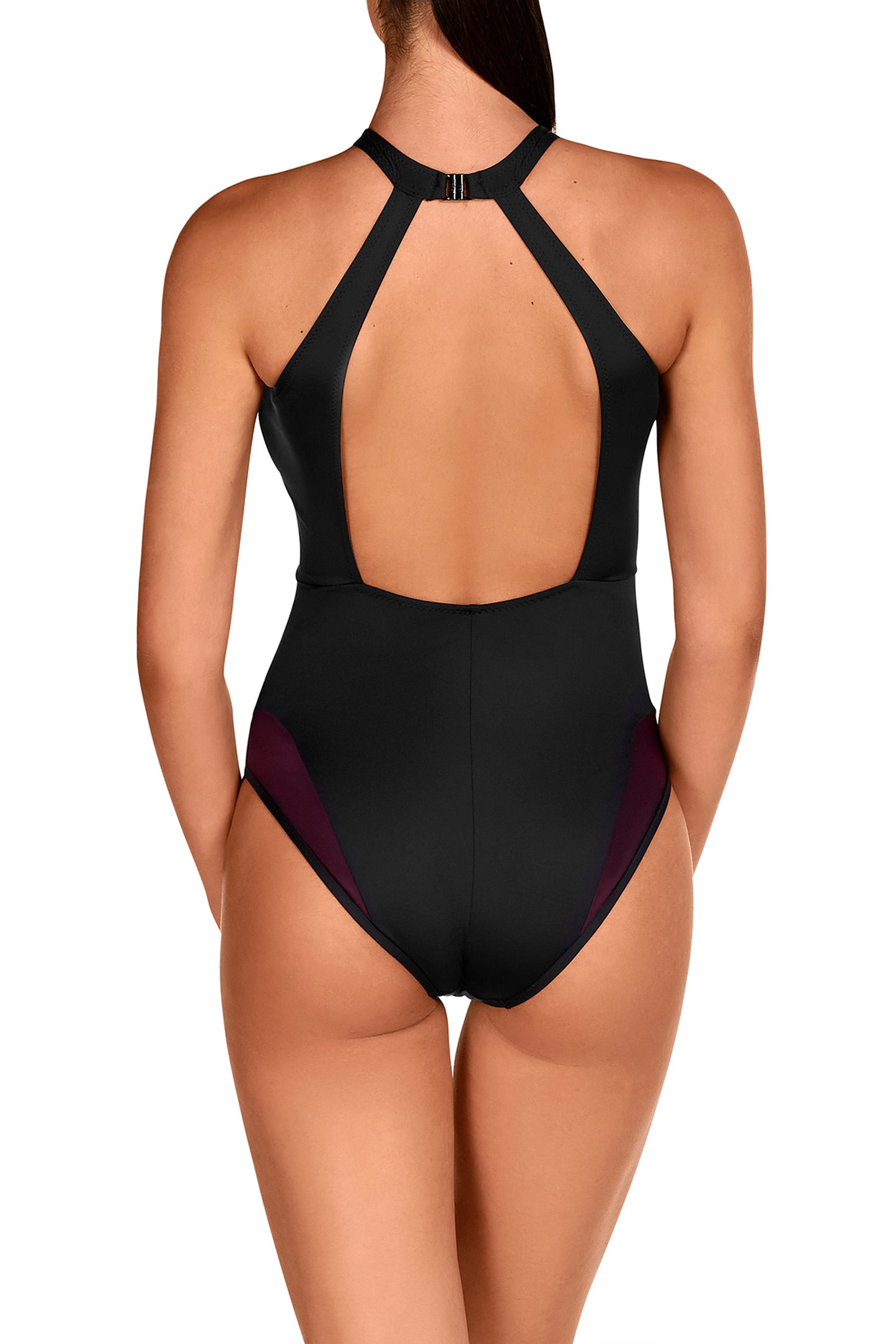 Bañador natación cuello halter Dolores Cortés