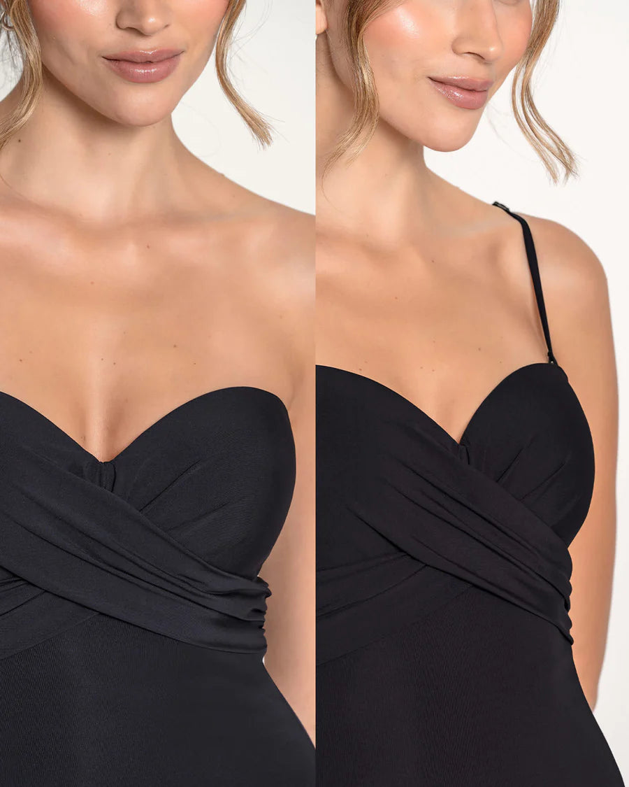 Bañador REDUCTOR control suave bandeau push up LEONISA