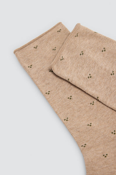 Calcetín hombre algodón estampado SIN PUÑO YSABEL MORA
