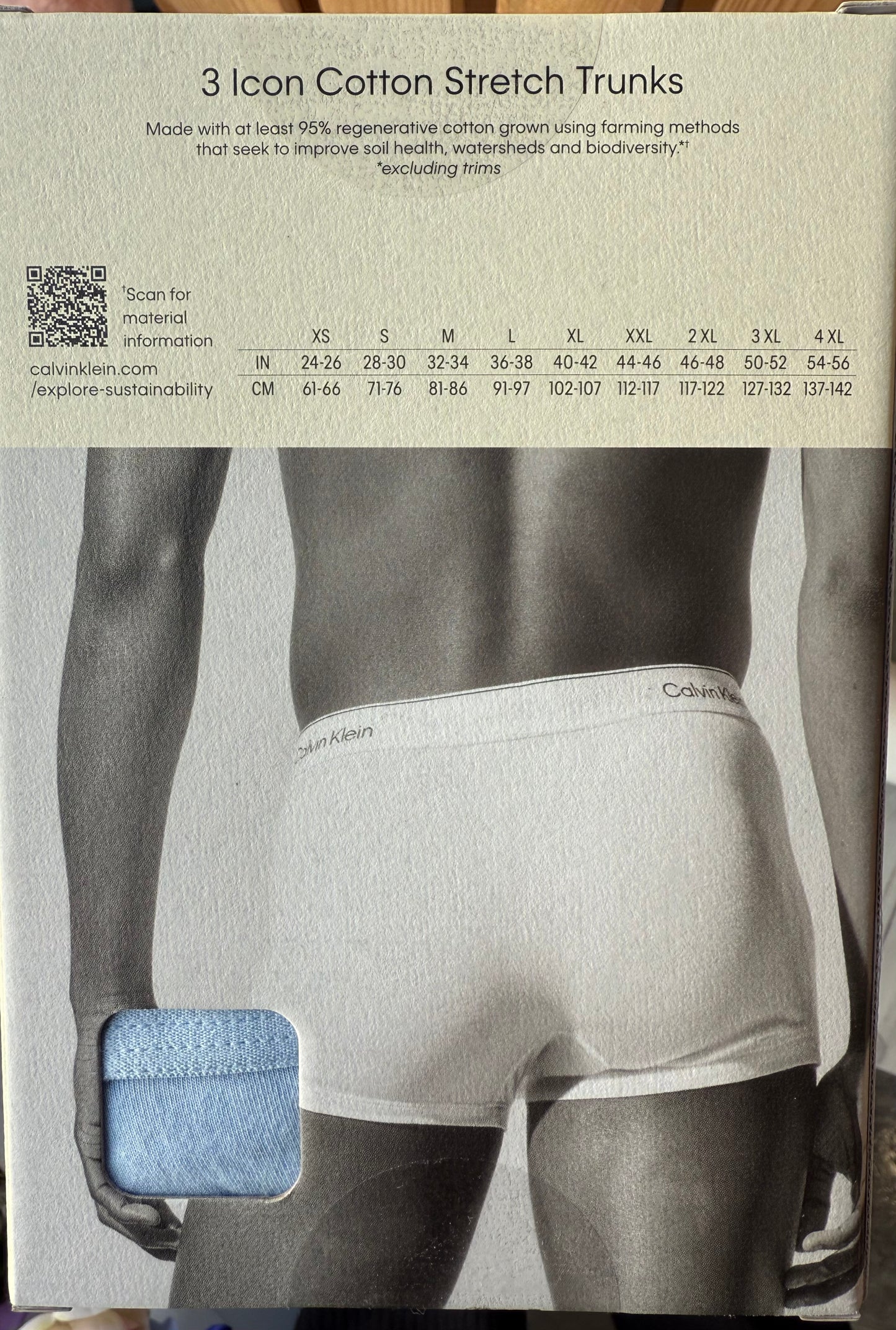 Pack 3 Boxer ICON COTTON STRETCH CALVIN KLEIN