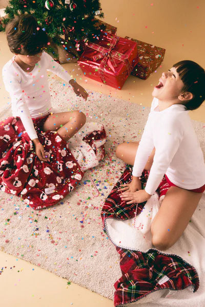 Manta sofá estampado Navidad 130x160 YSABEL MORA