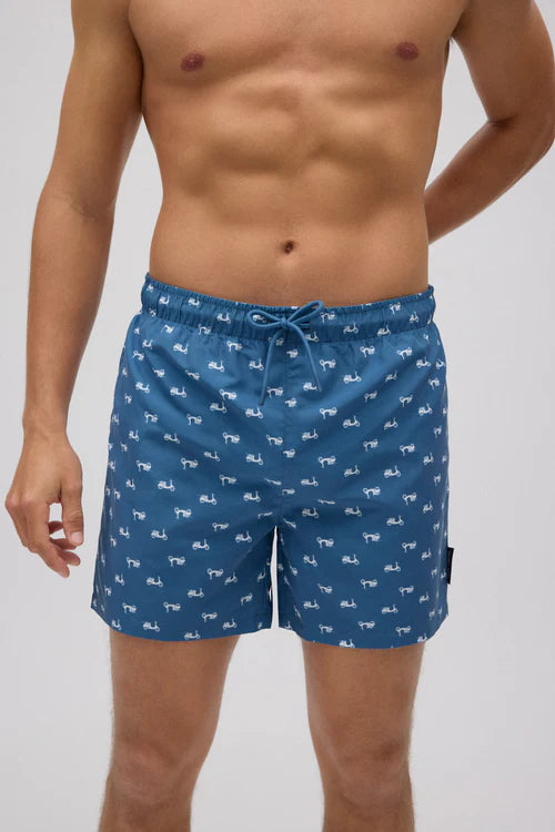 Bañador hombre secado rápido estampado vespas YSABEL MORA