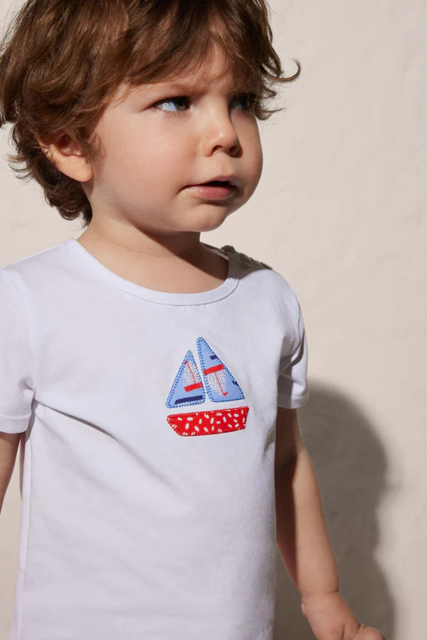 Conjunto camiseta y bañador bebé niño Ysabel Mora