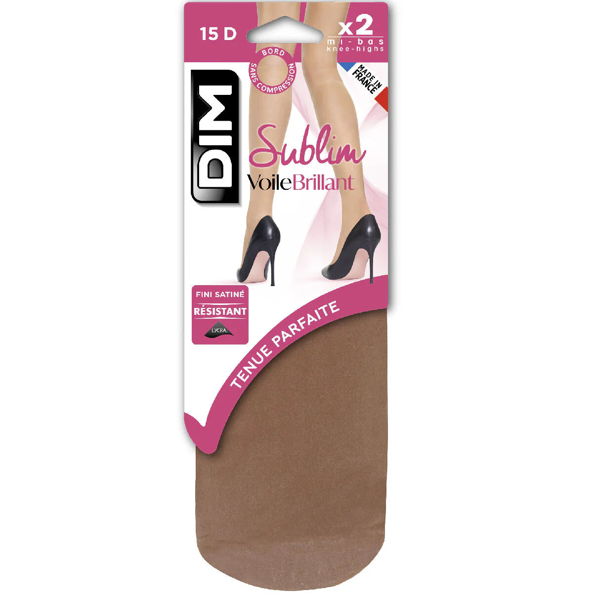 Pack 2 Mini Medias DIM Sublim 15Den