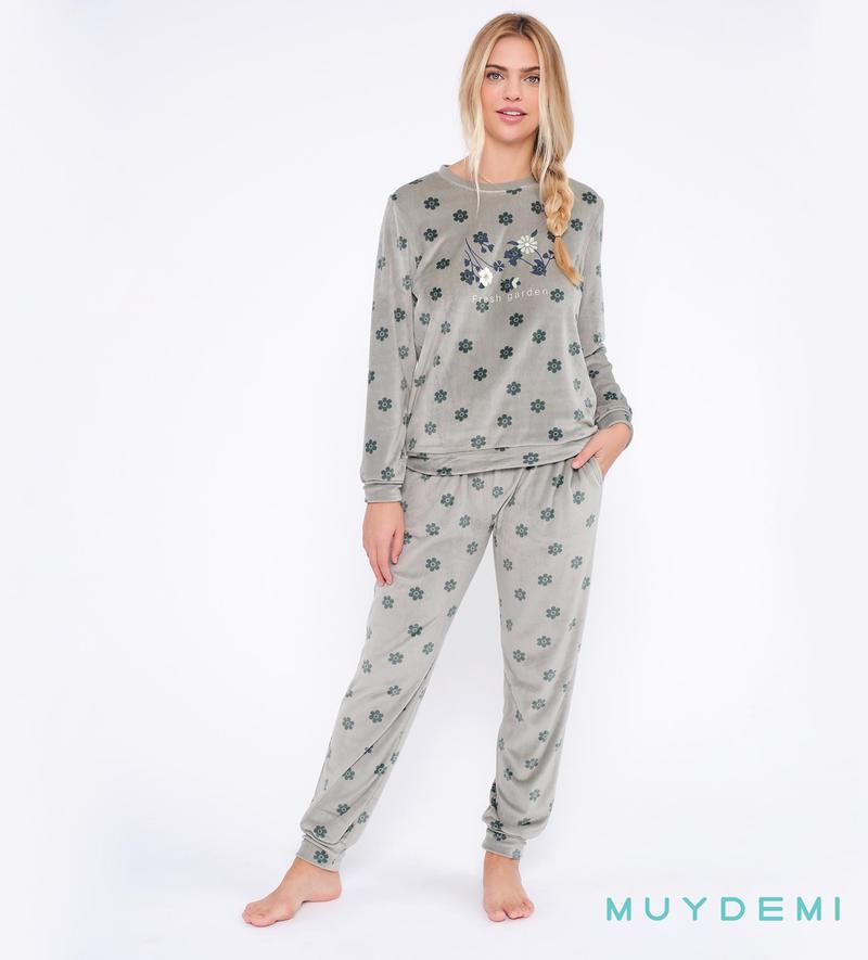pijama mujer tallas grandes micro coralina
