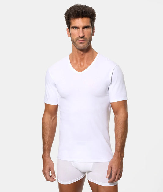 CAMISETA ABANDERADO MANGA CORTA ALGODÓN TERMO REGULADORA
