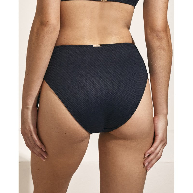 Braga bikini talle medio alto COMBINABLE tejido textura colores lisos SELMARK