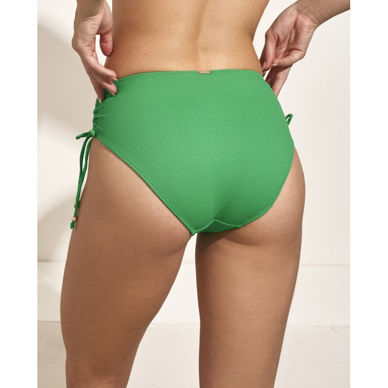Braga bikini talle medio alto COMBINABLE tejido textura colores lisos SELMARK