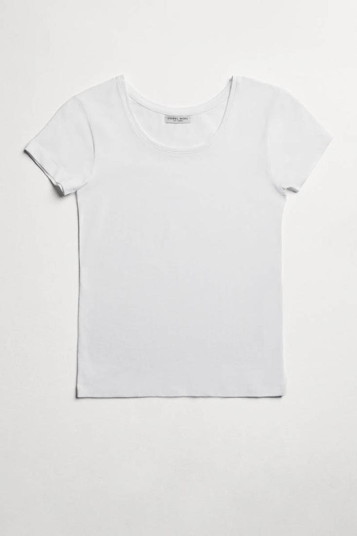 Camiseta mujer manga corta algodón Ysabel Mora