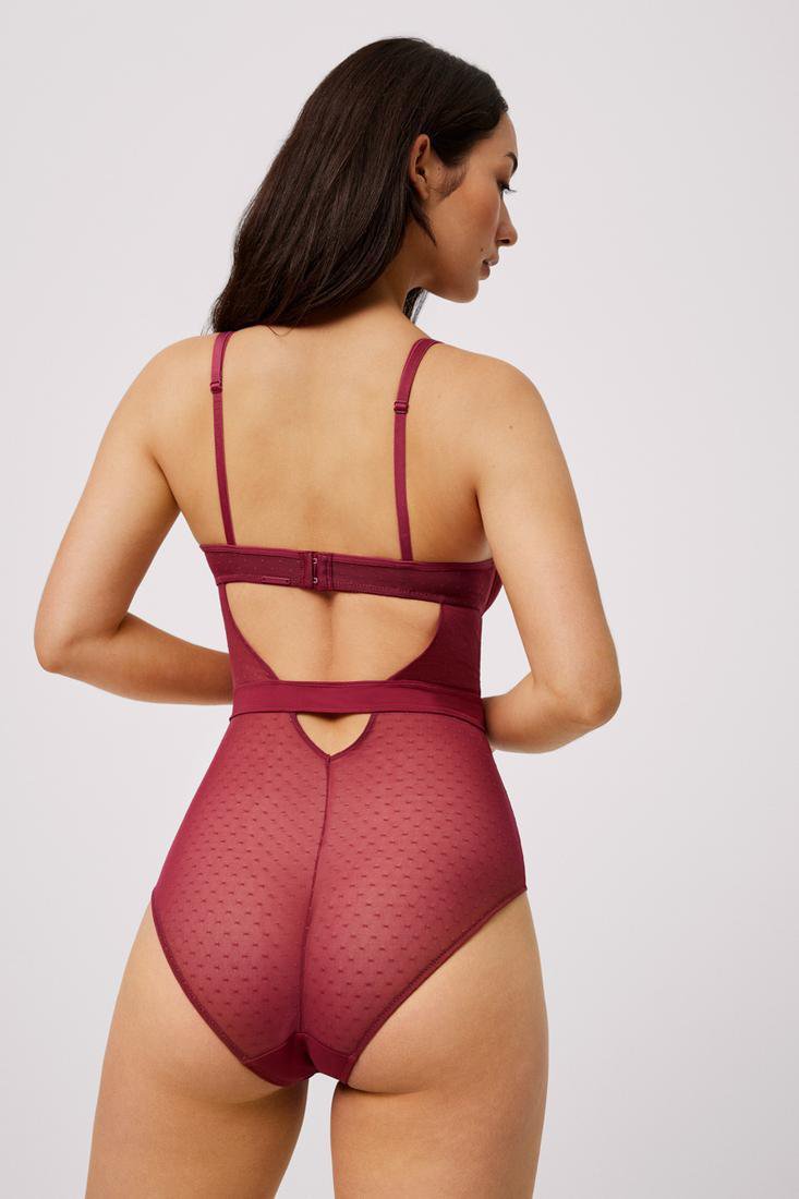 Body con aro y relleno fantasía Ysabel Mora