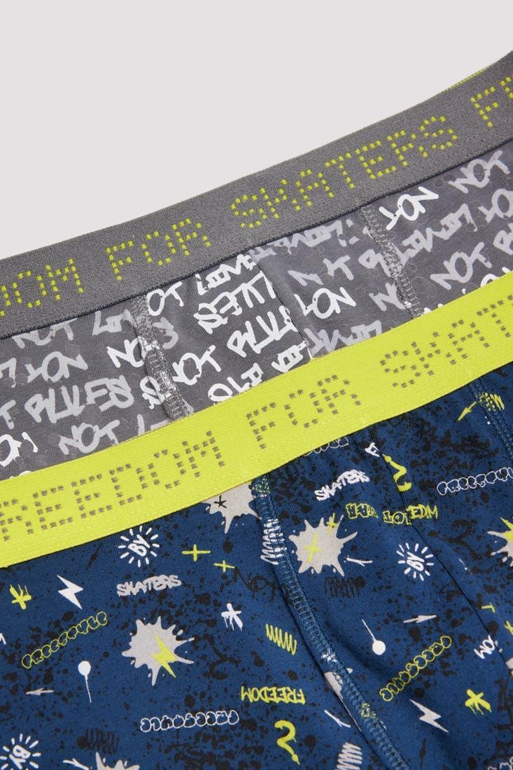 Pack 2 Boxer infantiles algodón estampado Skaters Ysabel Mora