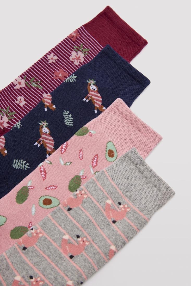 Calcetín mujer TÉRMICO estampados surtidos Ysabel Mora