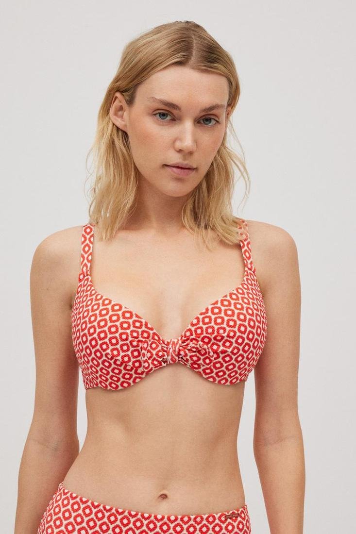 Top bikini con aro y foam COMBINABLE YSABEL MORA copas C-D