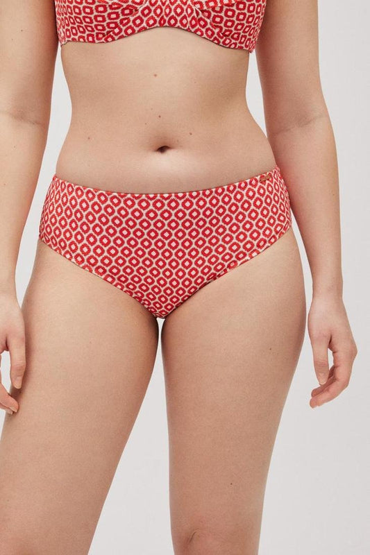 Braga de bikini reductora estampado naranja COMBINABLE YSABEL MORA