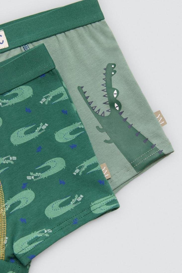 Pack 2 boxer infantiles algodón estampado Ysabel Mora