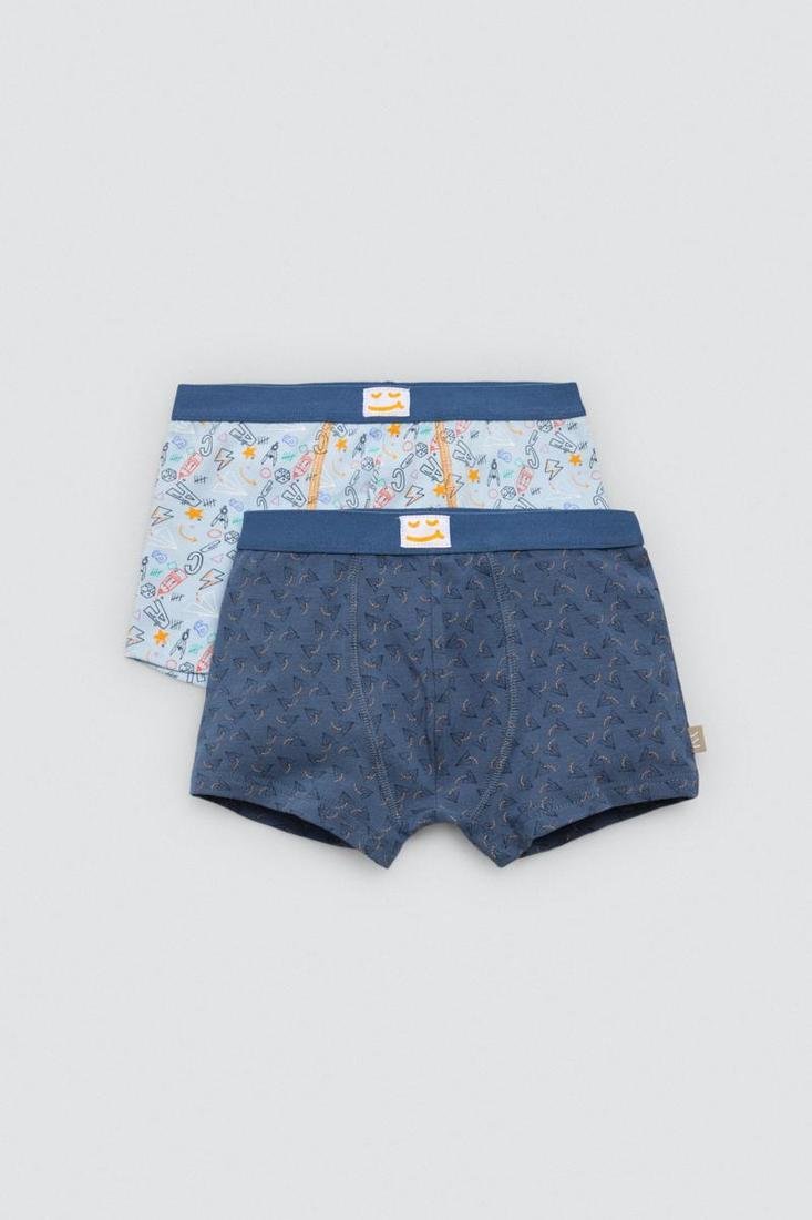 Pack 2 boxer infantiles algodón estampado Ysabel Mora