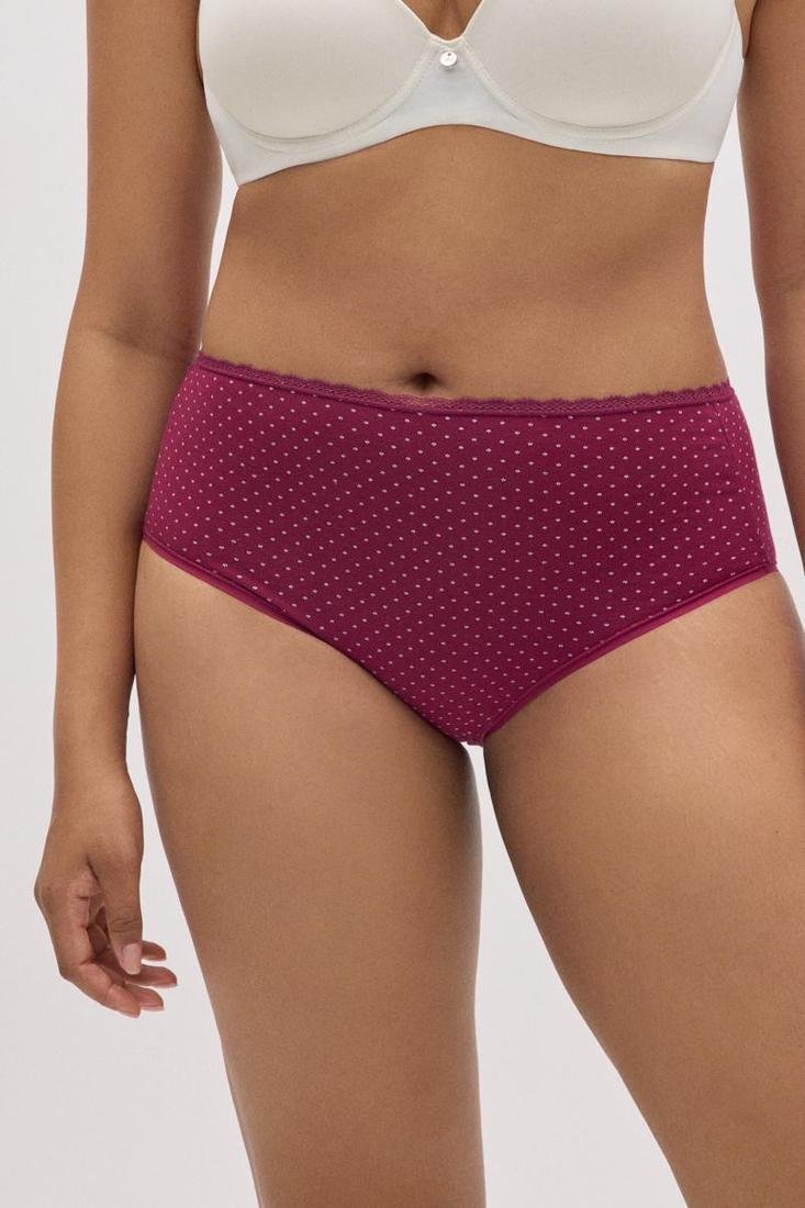 Pack 2 bragas mujer talle alto algodón estampado YSABEL MORA