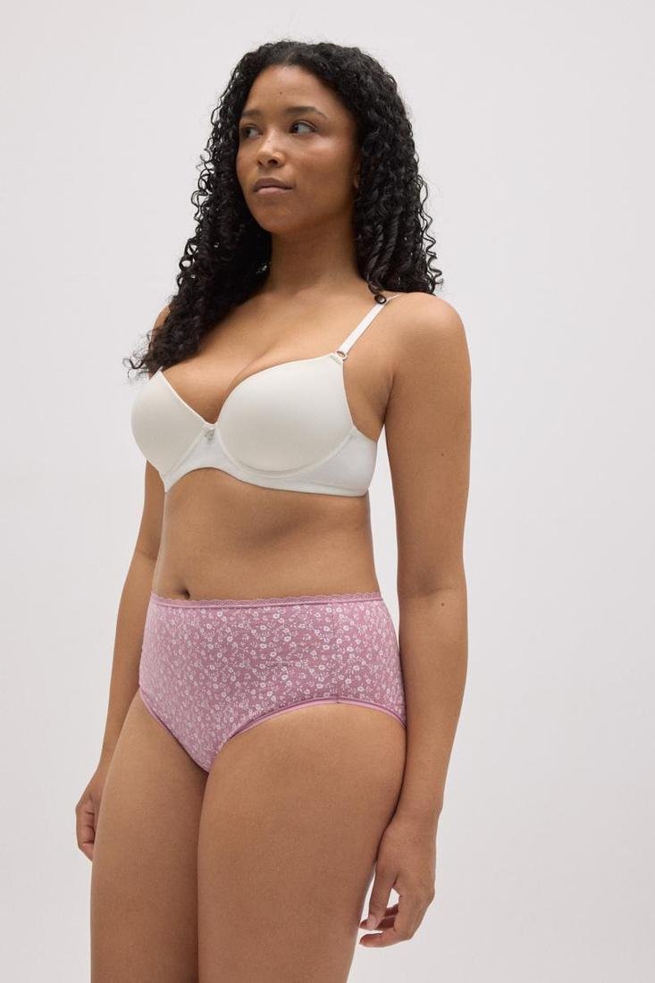 Pack 2 bragas mujer talle alto algodón estampado YSABEL MORA