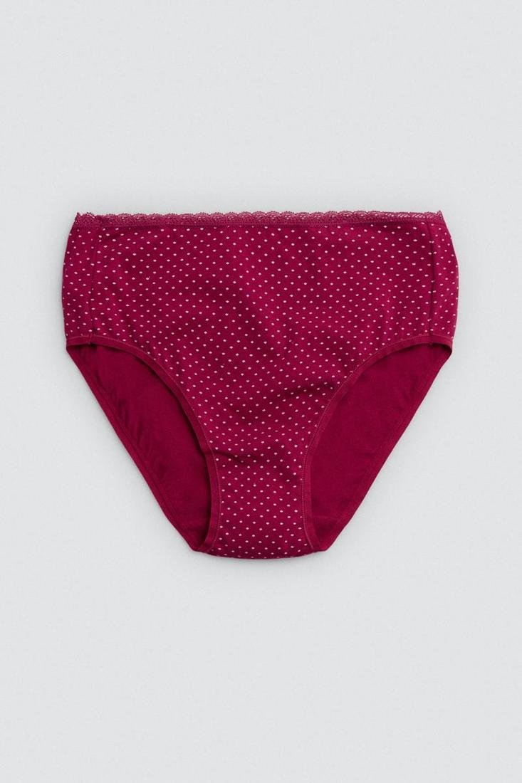 Pack 2 bragas mujer talle alto algodón estampado YSABEL MORA