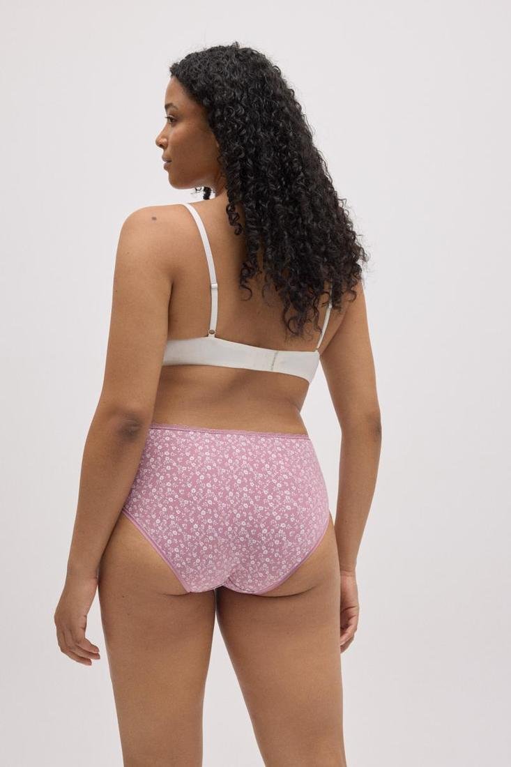 Pack 2 bragas mujer talle alto algodón estampado YSABEL MORA