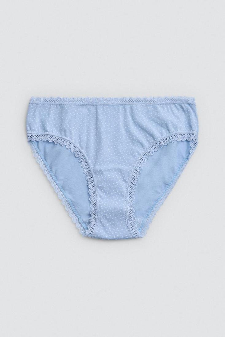 Pack 2 bragas mujer talle medio algodón estampado YSABEL MORA