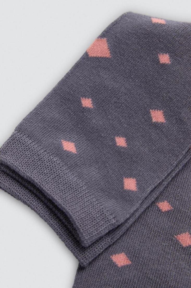 Pack 3 calcetines mujer estampados algodón puño anti presión YSABEL MORA