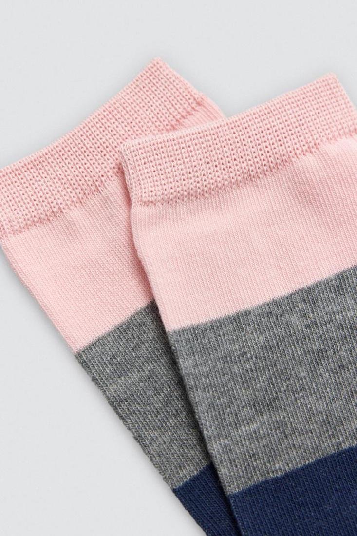 Pack 3 calcetines mujer estampados algodón puño anti presión YSABEL MORA