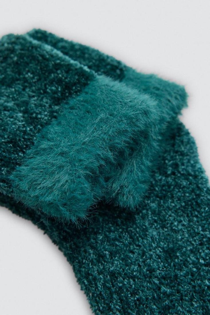 Calcetín mujer TÉRMICO angorina colores lisos YSABEL MORA