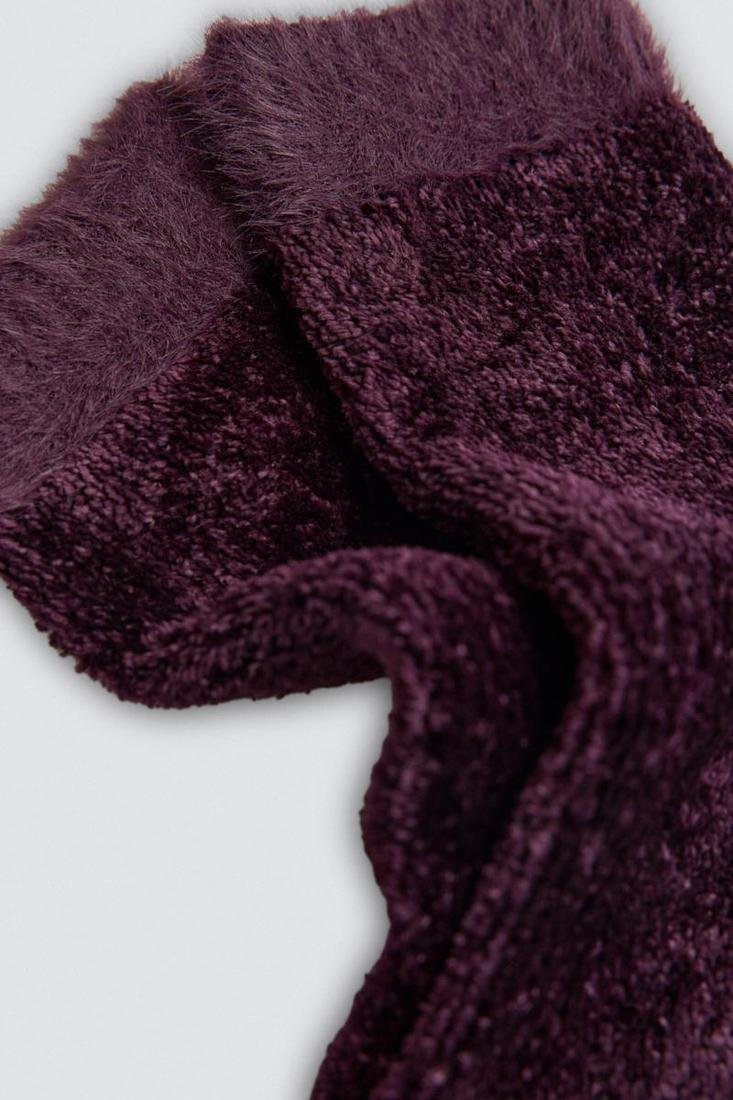 Calcetín mujer TÉRMICO angorina colores lisos YSABEL MORA
