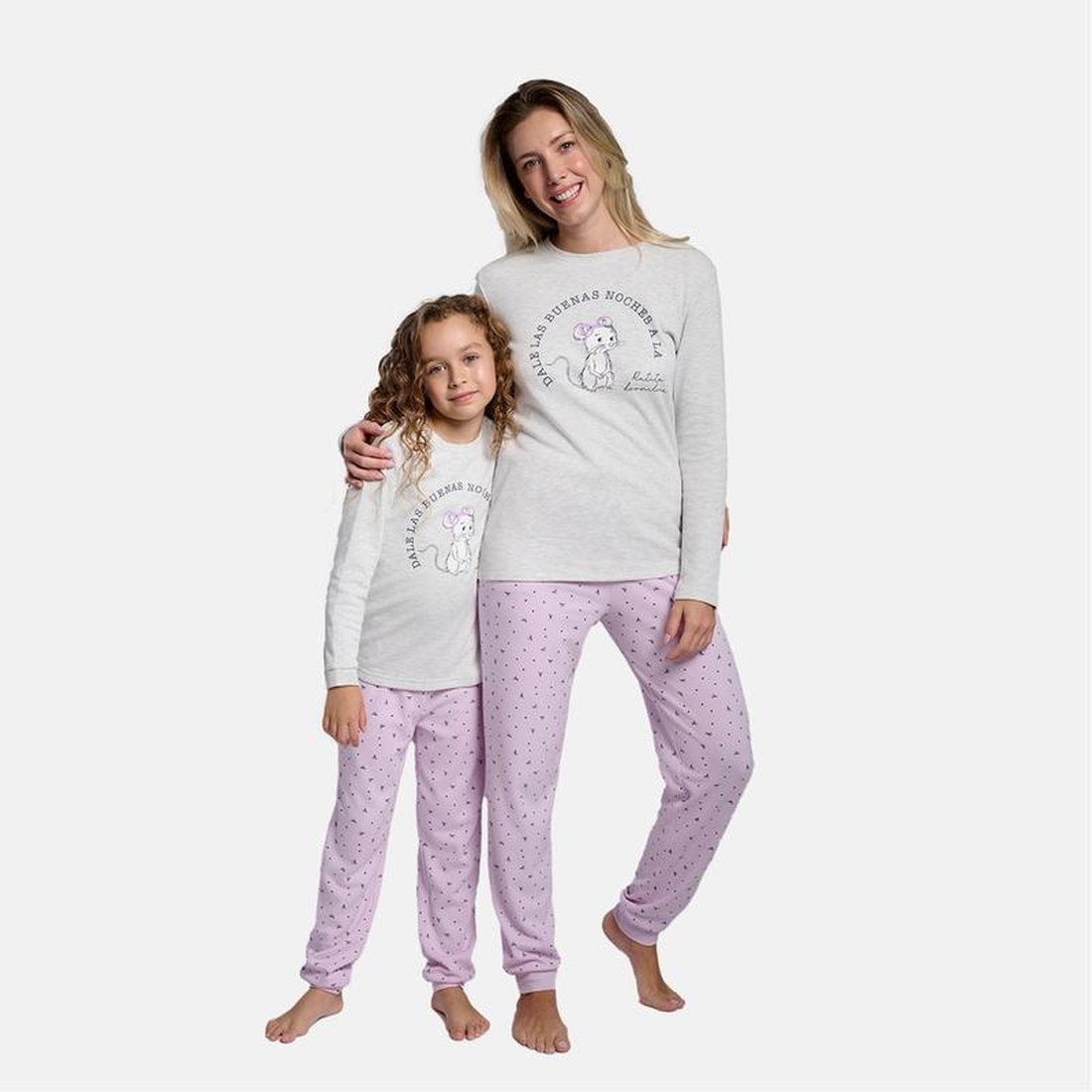Pijama mujer algodón con pelito por dentro MUYDEMI by YSABEL MORA