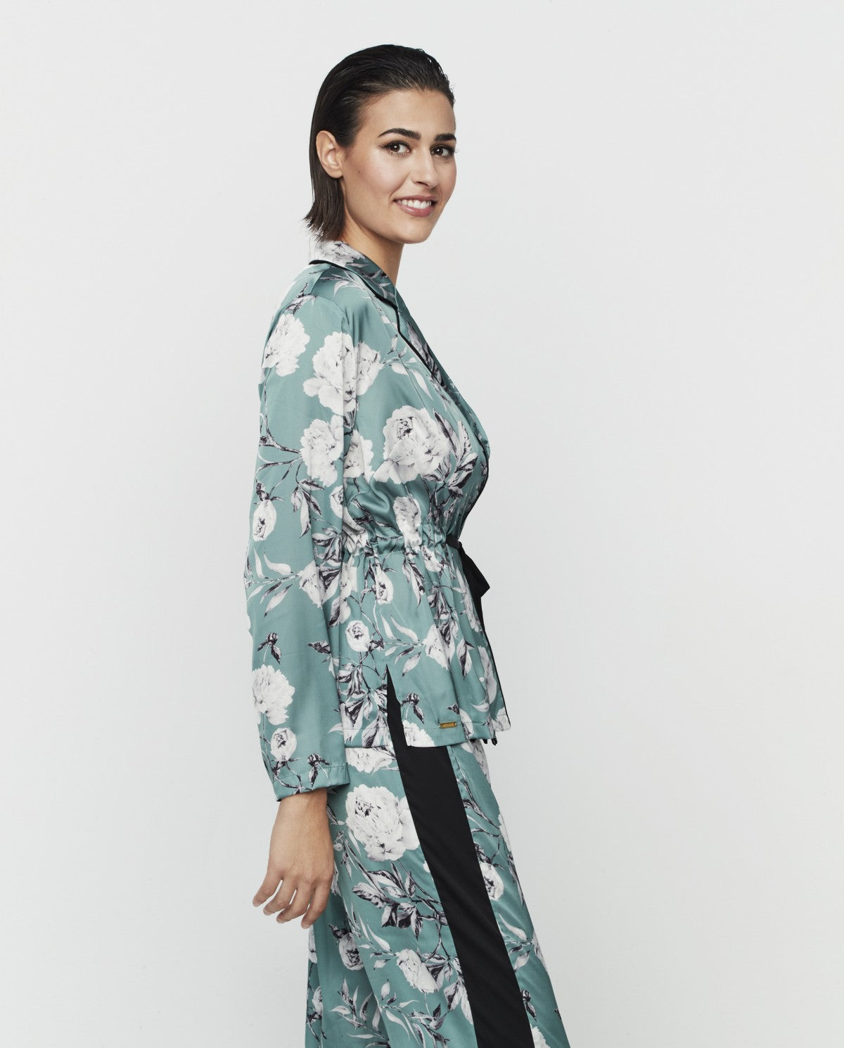 Pijama mujer camisero estampado floral colección MALITZIA SELMARK