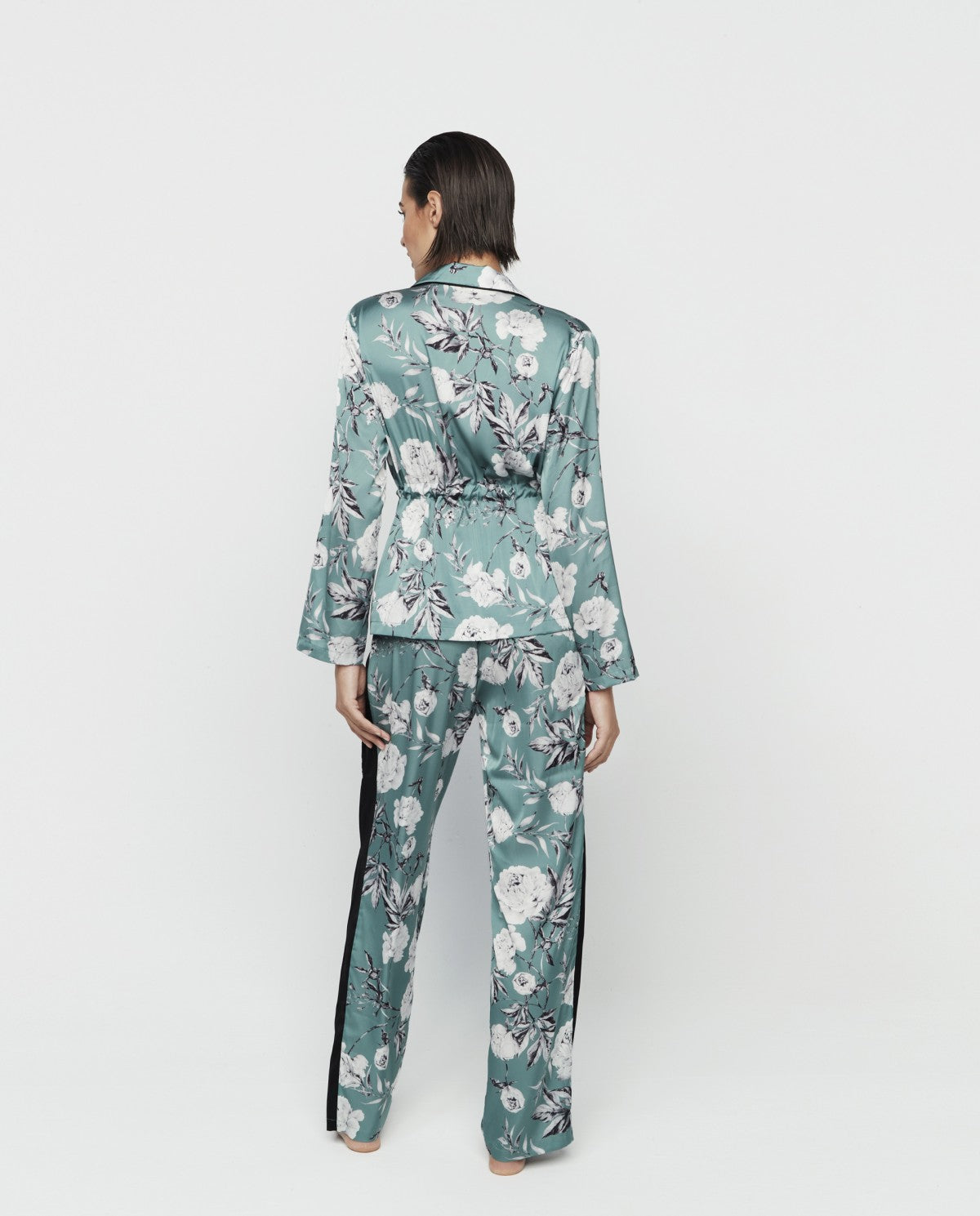 Pijama mujer camisero estampado floral colección MALITZIA SELMARK