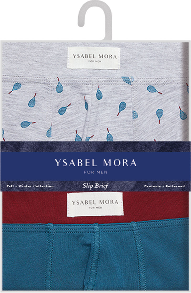 Pack 2 slips algodón estampado YSABEL MORA