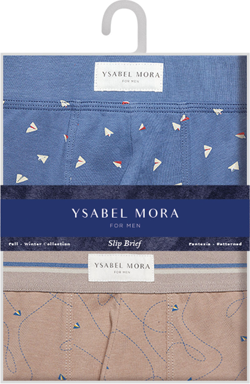 Pack 2 slips algodón estampado YSABEL MORA