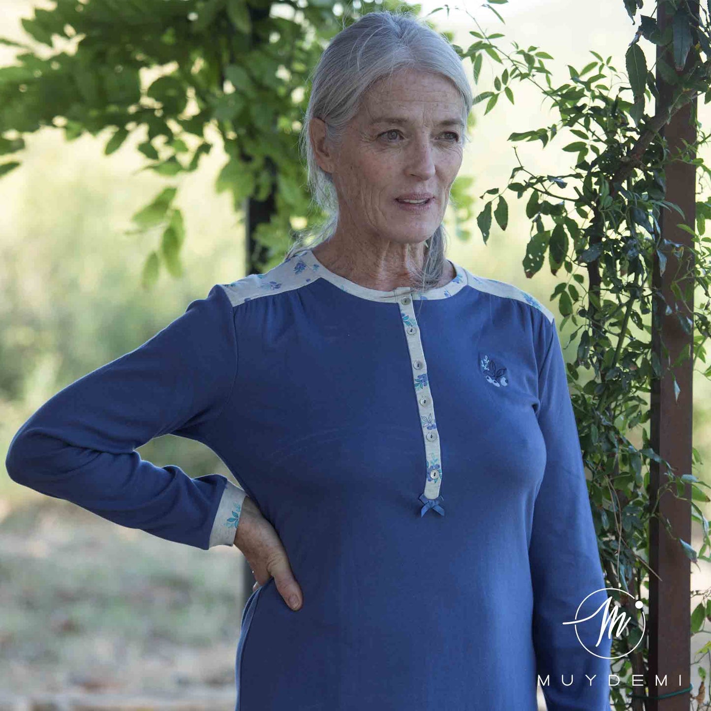 Camisón mujer manga larga MUYDEMI