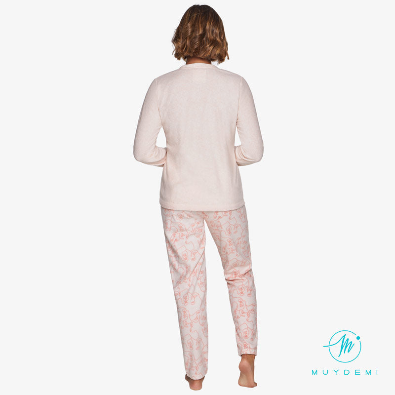 pijama mujer con pelito por dentro muydemi