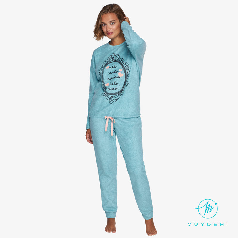 Pijama mujer micropolar "Espejito, espejito..." MUYDEMI