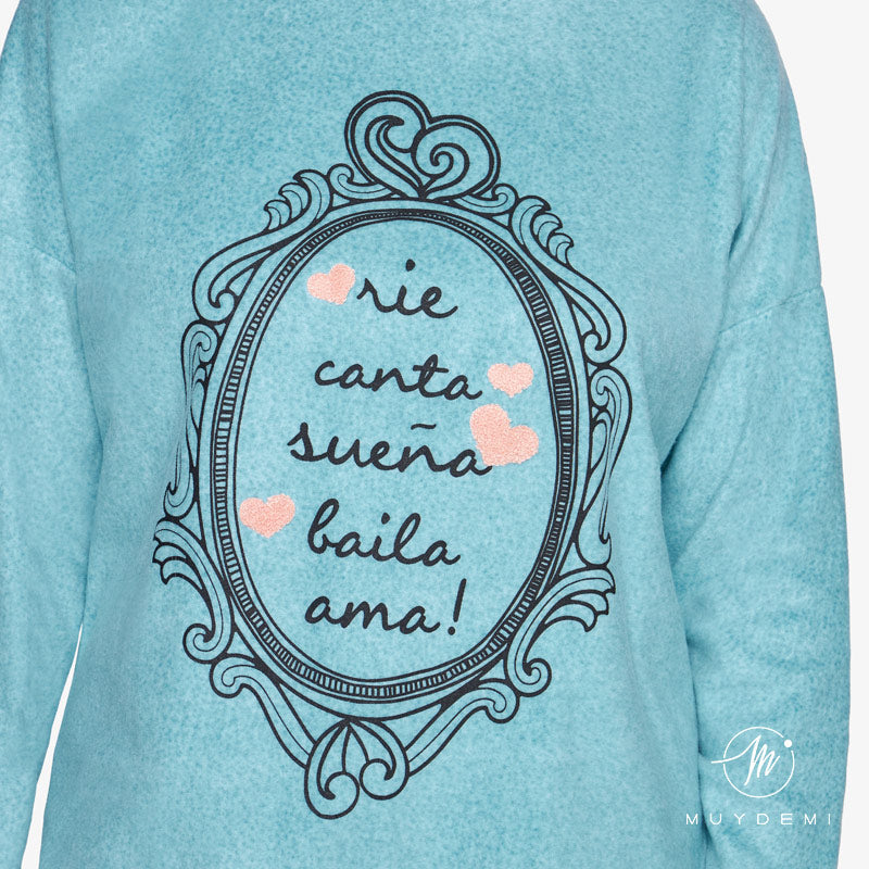 Pijama mujer micropolar "Espejito, espejito..." MUYDEMI
