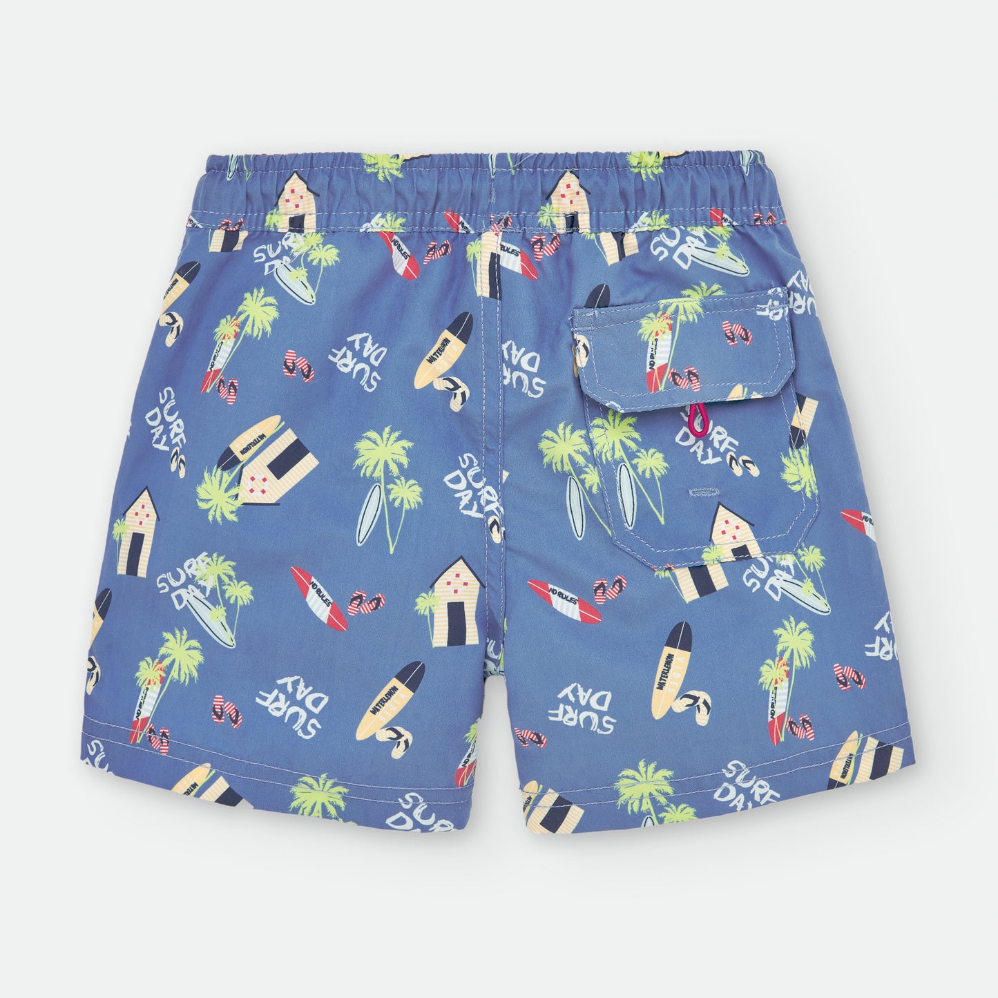 Bañador hombre de secado rápido "Surf Day" Waterlemon hasta talla 3XL