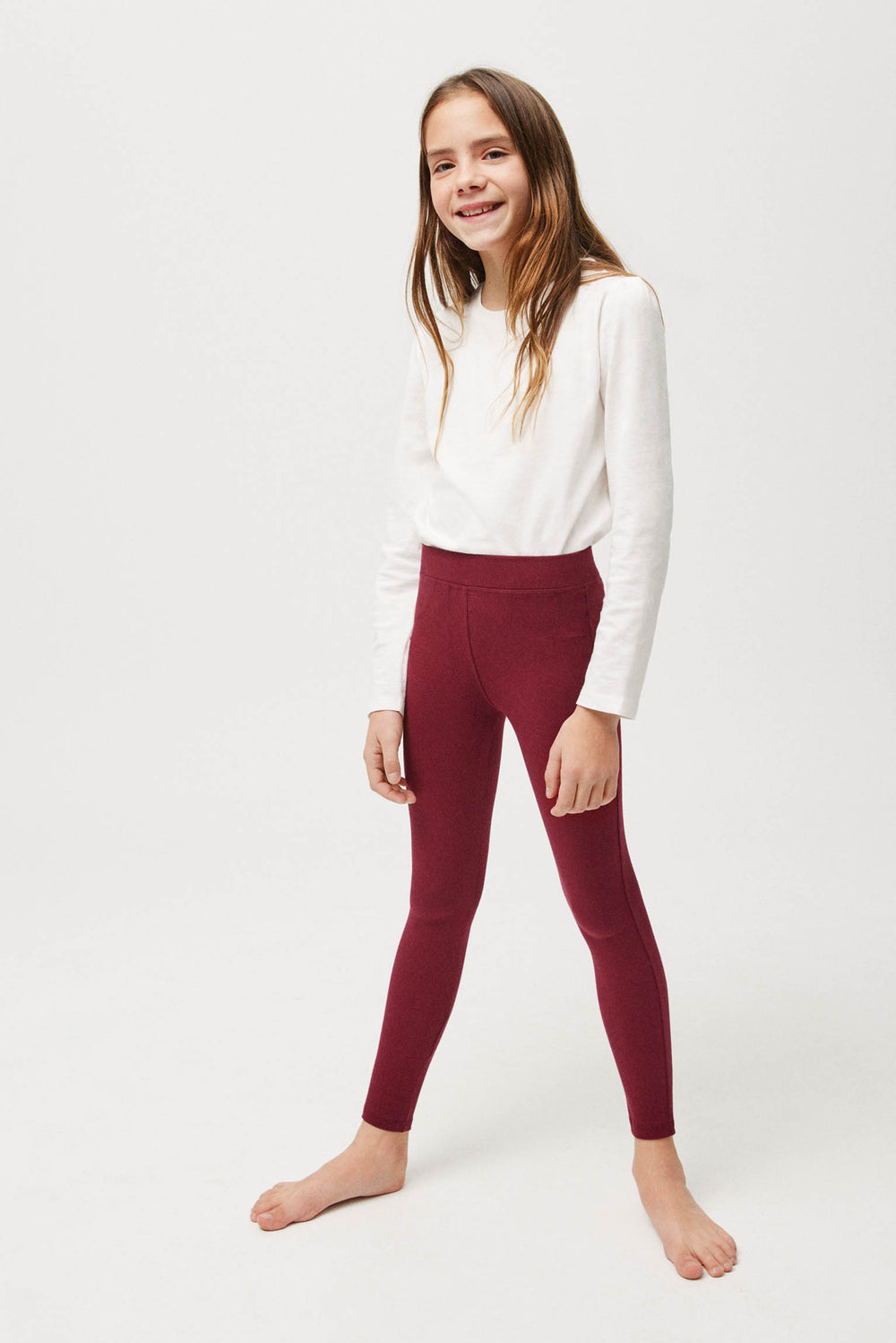 Legging infantil de algodón con bolsillos traseros Ysabel Mora
