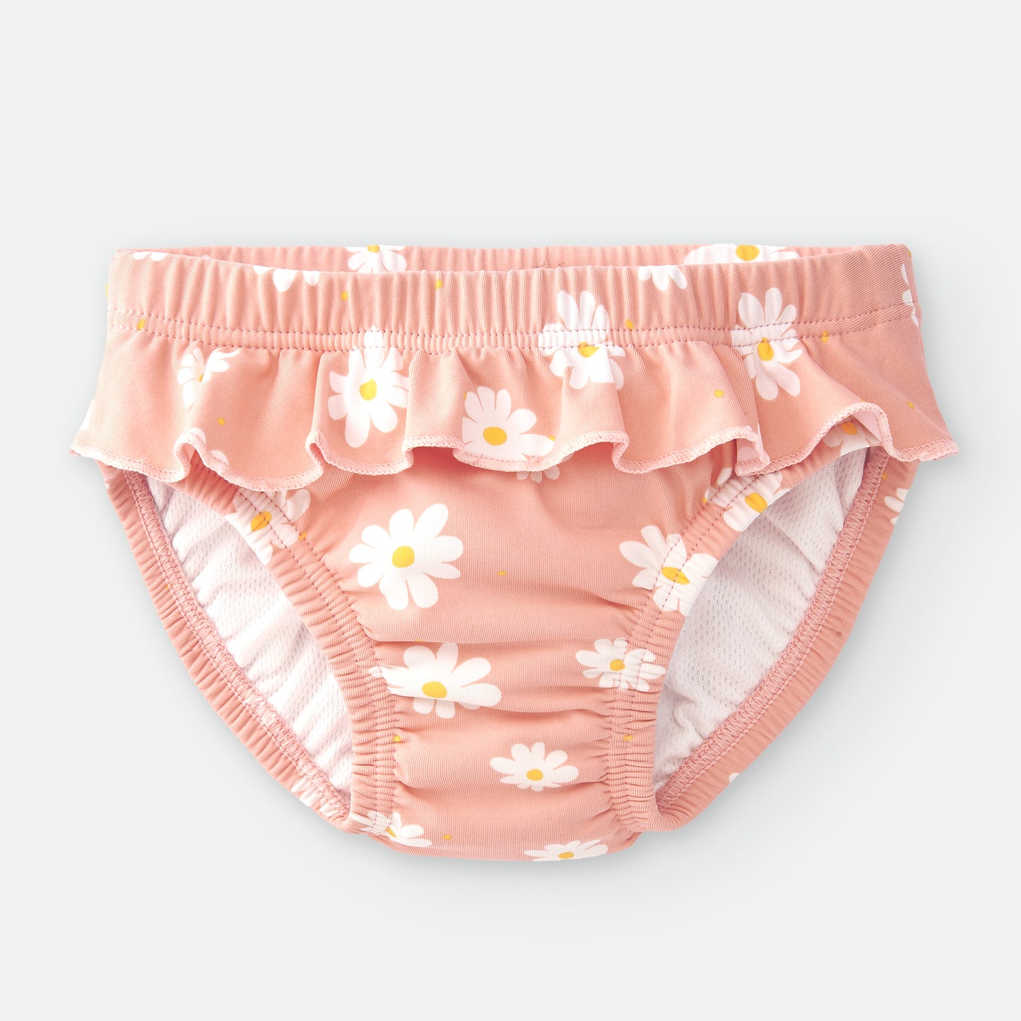 Bañador de bebé con pañal incorporado estampado "Margaritas" Waterlemon