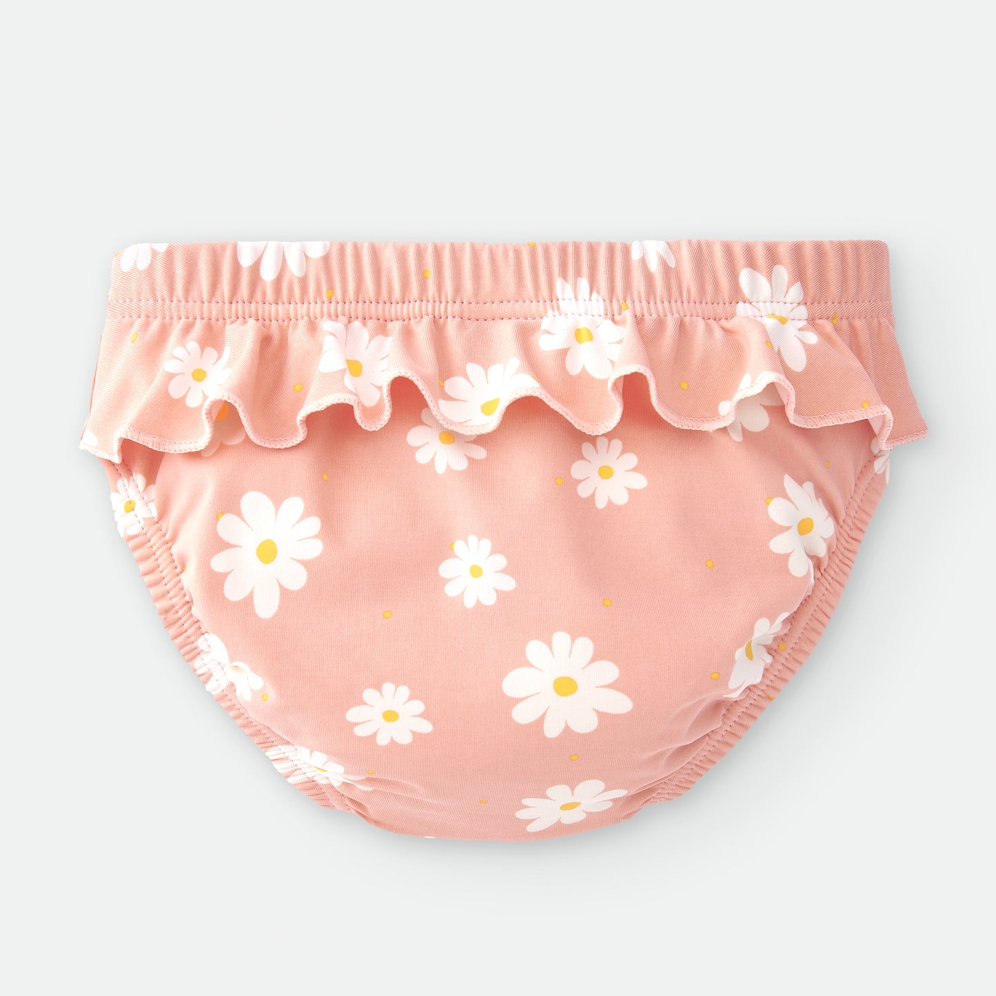 Bañador de bebé con pañal incorporado estampado "Margaritas" Waterlemon