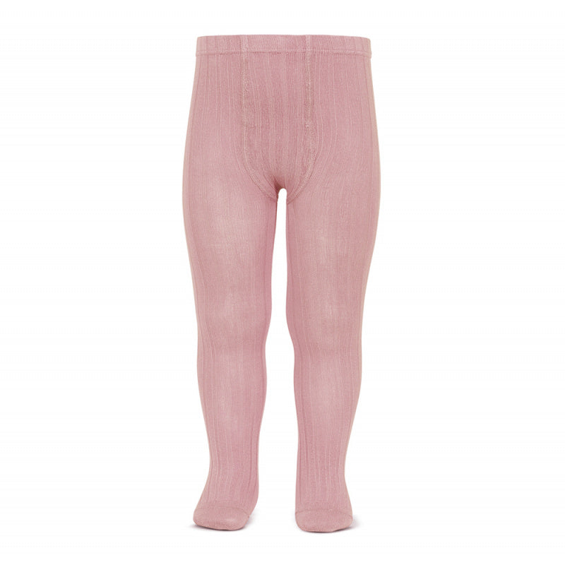Leotardo Cóndor canalé color 526-ROSA PALO