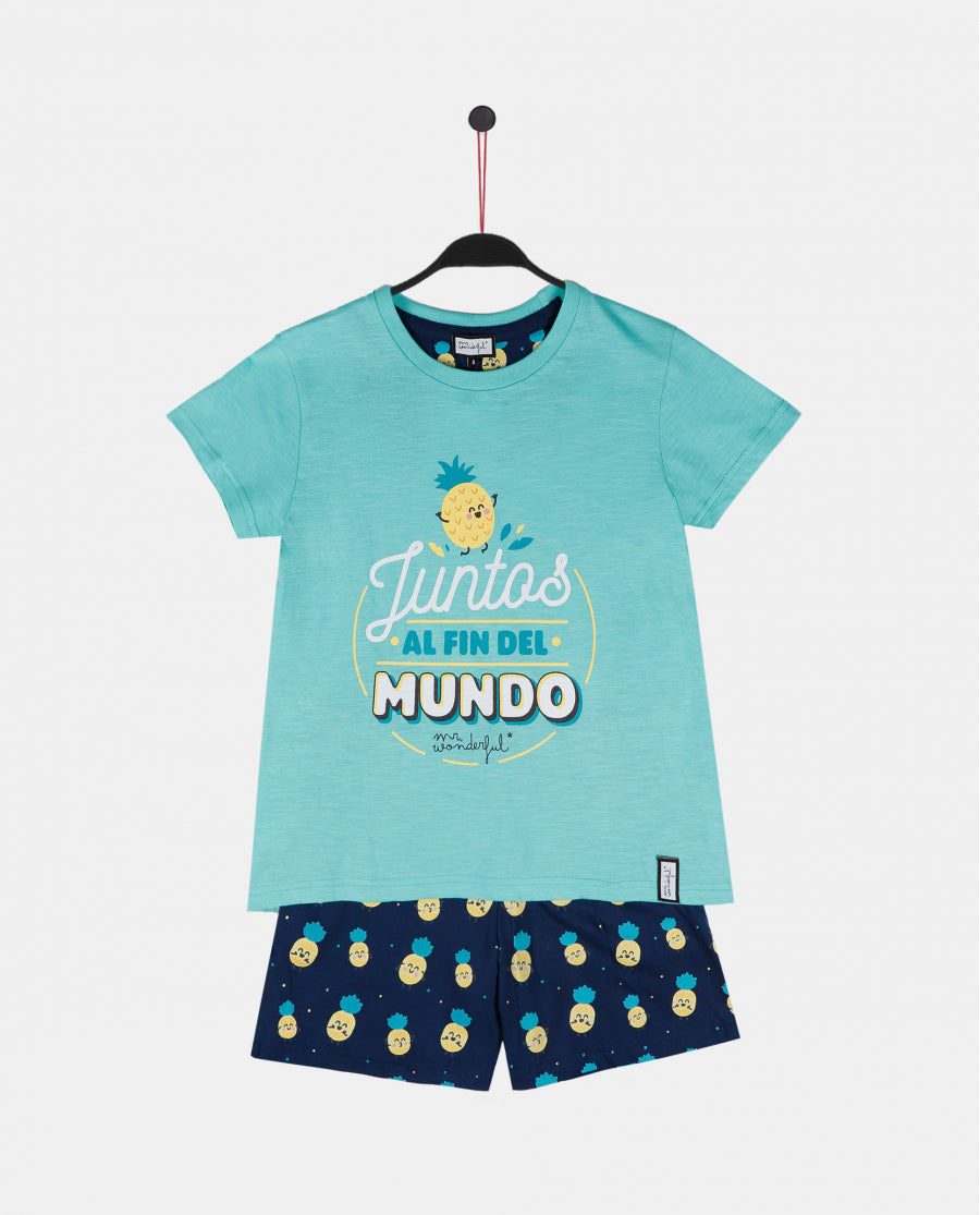 Pijama de niño algodón Mr. Wonderful "Piña"