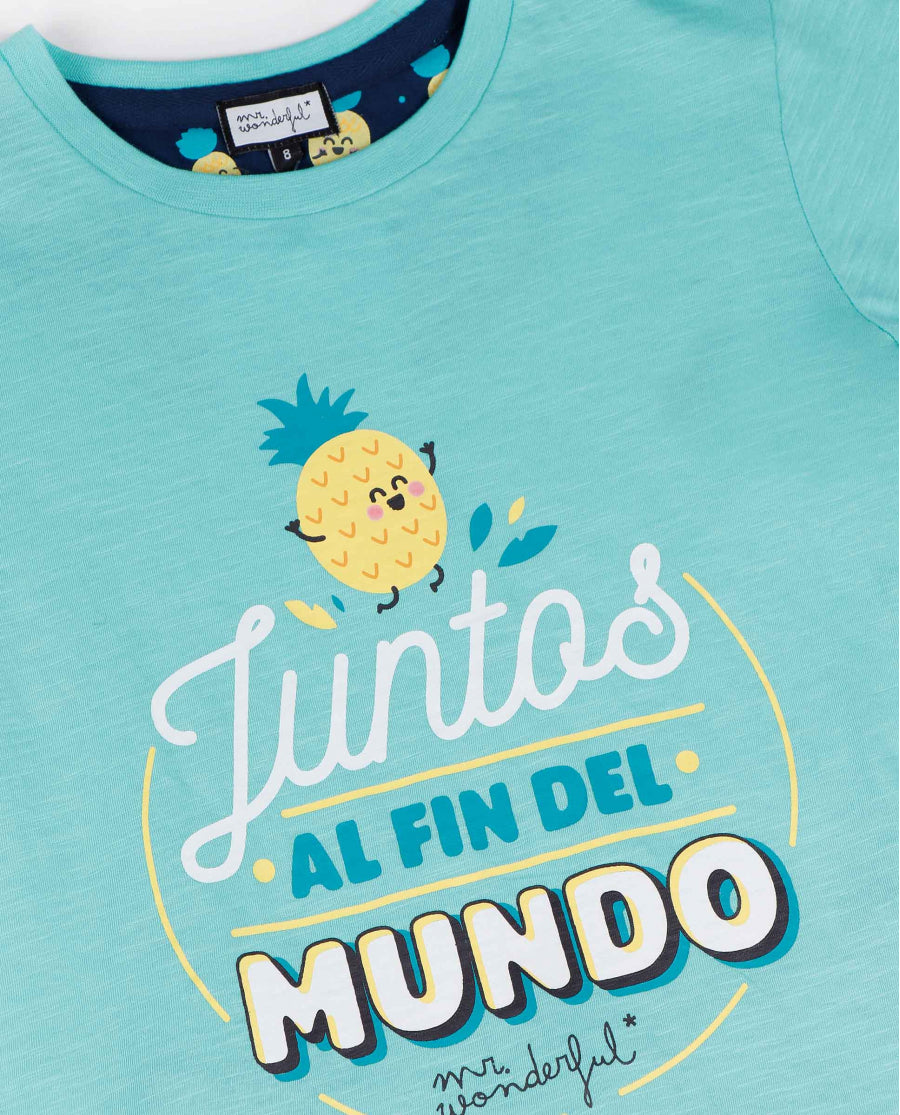 Pijama de niño algodón Mr. Wonderful "Piña"